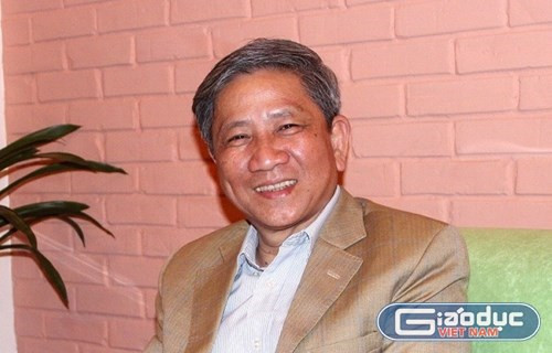 GS.TS Nguyễn Minh Thuyết: "Trường nào vẫn cứ đào tạo hời hợt, yếu kém thì sẽ dần dần không thể tuyển sinh nổi nữa". Ảnh: GDVN.