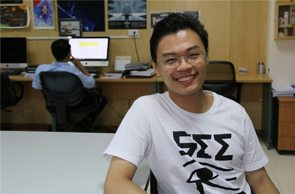 Chân dung Trương Ngọc - thực tập sinh Việt Nam đầu tiên tại NASA. Ảnh: Nguyễn Thảo.