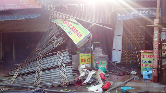 Cửa hàng bán bánh mì số 26 - nơi xuất phát đám cháy.