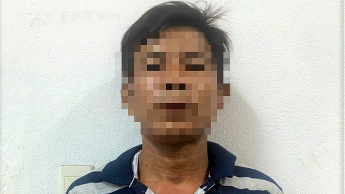 Đối tượng S. tại cơ quan công an