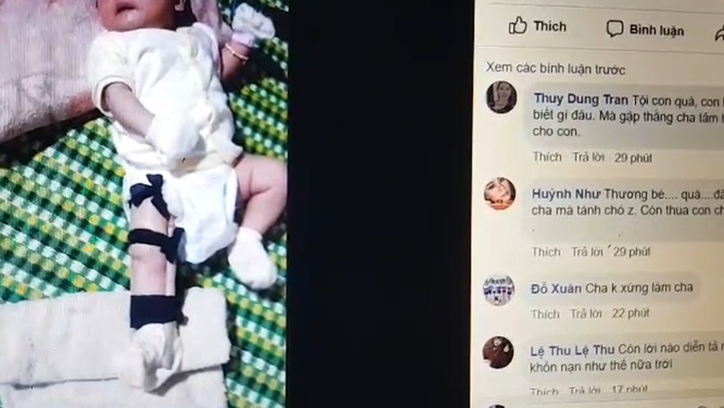 Vụ việc được đăng tải mạng xã hội khiến dư luận bức xúc 