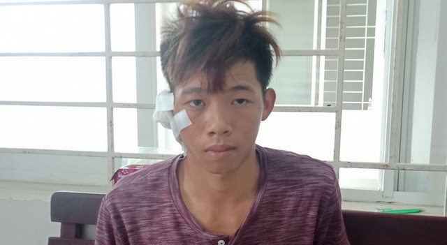 Đối tượng Thắng tại cơ quan điều tra