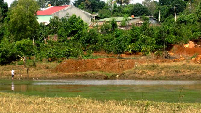 Nơi bà Dung gặp nạn.