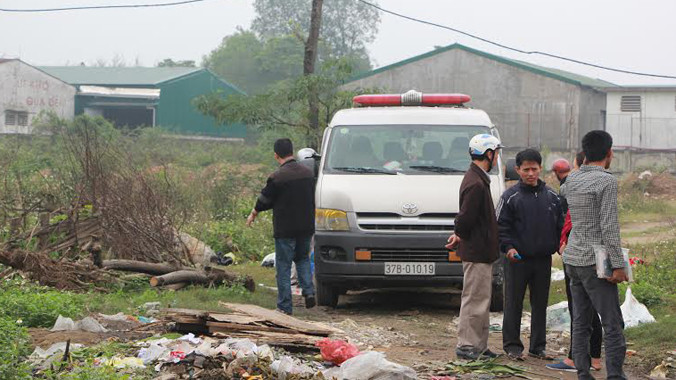 Hiện trường vụ việc.