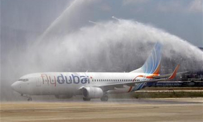 Một chiếc máy bay của hãng hàng không Flydubai