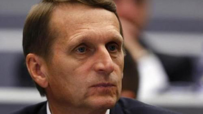 Chủ tịch Duma quốc gia Nga Sergei Naryshkin. Ảnh: Reuters.