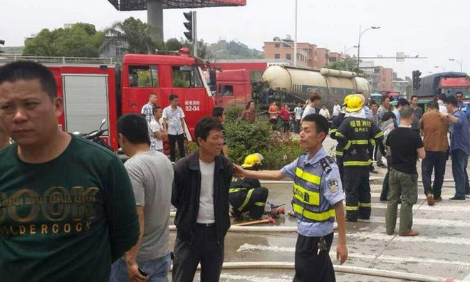 Hiện trường vụ việc.