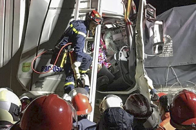 Hiện trường vụ tai nạn. Ảnh FB