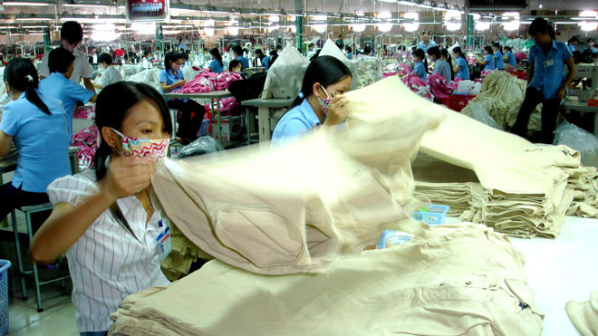 Dệt may Việt Nam chủ yếu làm gia công
