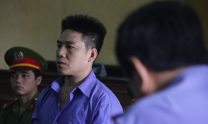 Bị cáo Đặng Thanh Tuấn tại toà. Ảnh: Tân Châu.