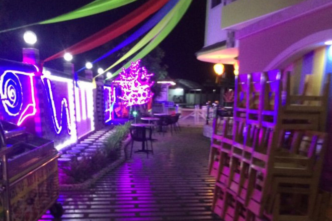 Nhà hàng, hồ bơi Thủy Mộc nơi xảy ra vụ việc.