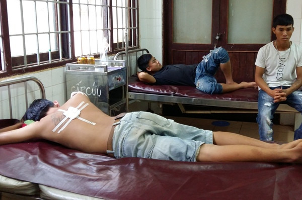 Các nạn nhân vụ nổ súng tại bệnh viện. Ảnh: Infonet