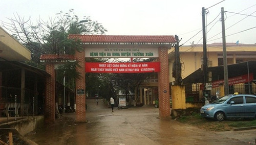 Bệnh viện Đa khoa huyện Thường Xuân nơi ông Minh công tác