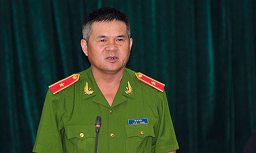 Thiếu tướng Hồ Sĩ Tiến - Cục trưởng Cục Cảnh sát Hình sự (C45) Bộ Công an.