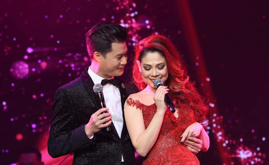 Thanh Thảo và ca sĩ Quang Dũng.