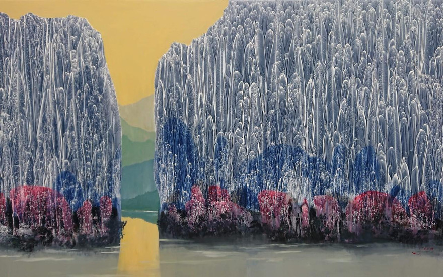 Một tác phẩm của họa sĩ Nguyễn Mạnh Hùng