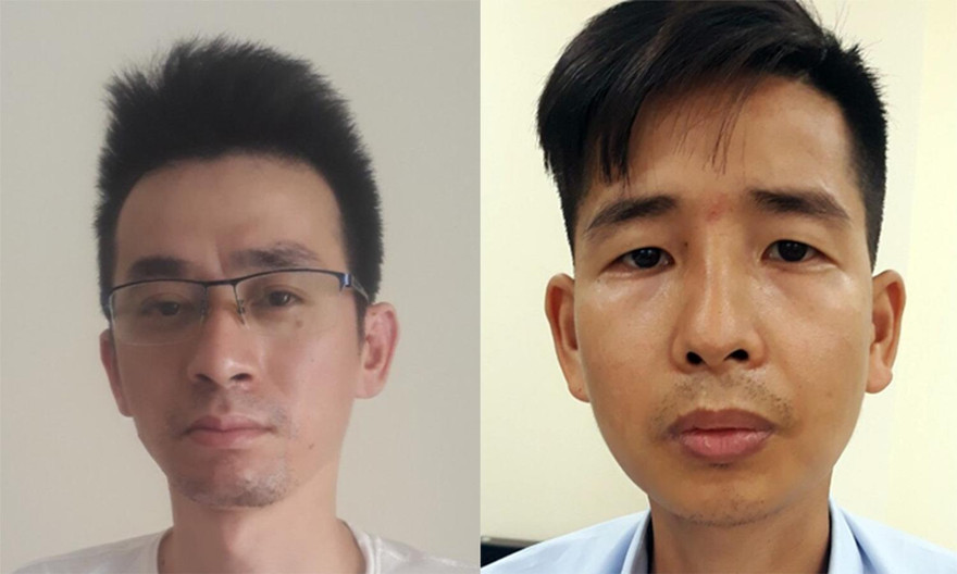 Đối tượng Meng Zhong Xing và Nguyễn Xuân Phức.