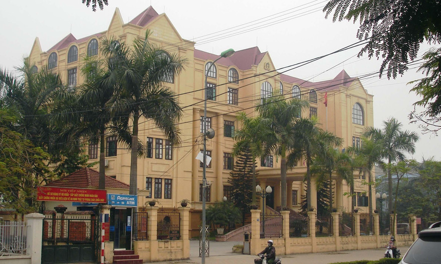 Trụ sở công an quận Tây Hồ.