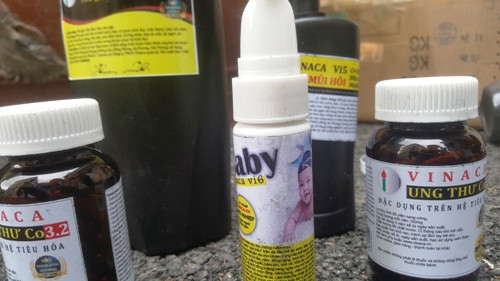 Sản phẩm do Công ty Hồng An Phong liên kết với Vinaca sản xuất