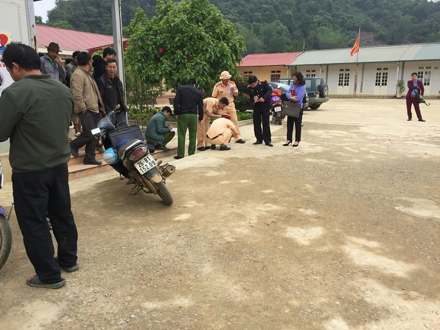 Hiện trường vụ tai nạn