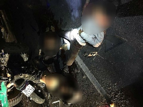 Hiện trường vụ tai nạn