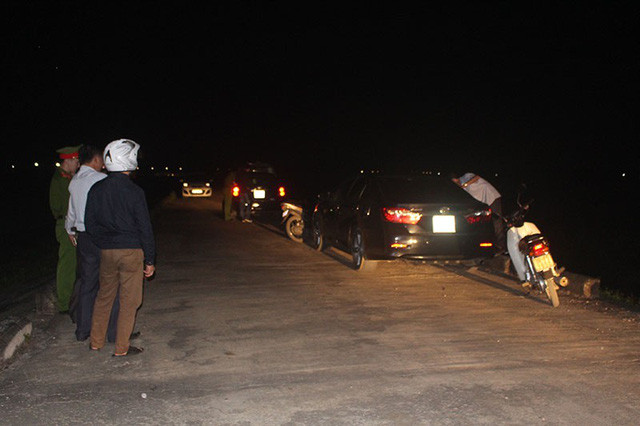 Đoạn đê giữa cánh đồng phường Đại Nài - nơi xảy ra sự việc