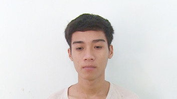 Nguyễn Trọng Nghĩa đã được di lí về đất liền để phục vụ cho công tác điều tra về hành vi "Giết người". Ảnh do Công an cung cấp