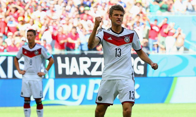 Đức luôn chiếm thượng phong trong mỗi cuộc chiến với Bồ Đào Nha