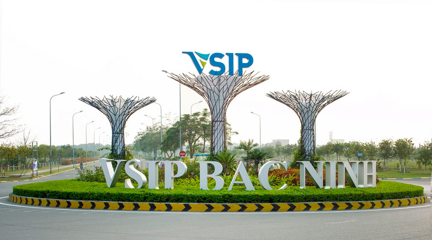 Gần 25ha đất trong Khu đô thị và dịch vụ VSIP Bắc Ninh được Công ty TNHH VSIP nhượng lại cho 5 đối tác xây nhà liền kề, biệt thự.