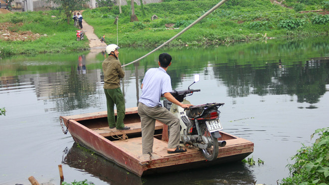 Cảnh thường thấy của người dân thôn Liễu Viên. Ảnh: Đào Ngọc Mai
