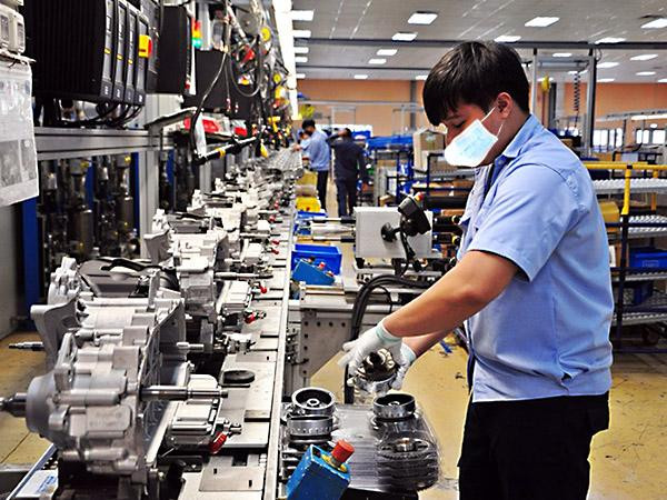 Một nhà máy sản xuất tại Vĩnh Phúc. Ảnh minh họa