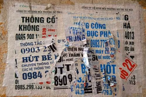 Rao vặt quảng cáo sai quy định. Ảnh minh họa