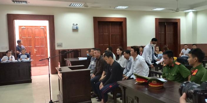 Phiên tòa phúc thẩm sáng nay 6/3. Ảnh: Tân Châu