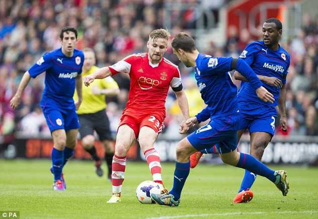 Luke Shaw đang trưởng thành khá nhanh tại Soithampton