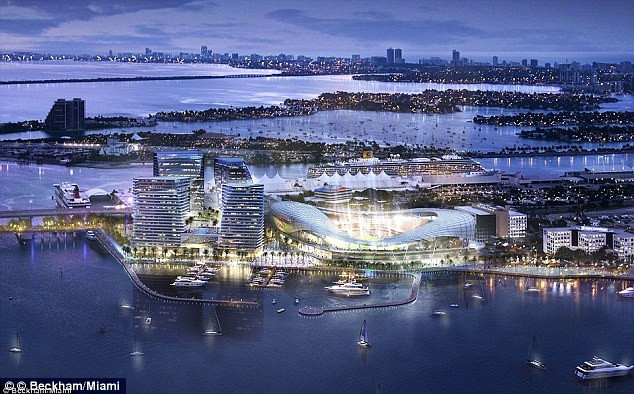 SVĐ hoành tráng của Beckham dự kiến nằm ở vị trí đắc địa của Miami