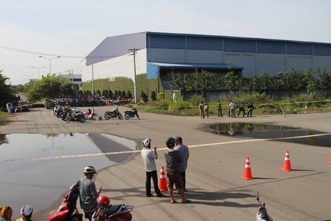 Hiện trường vụ việc.