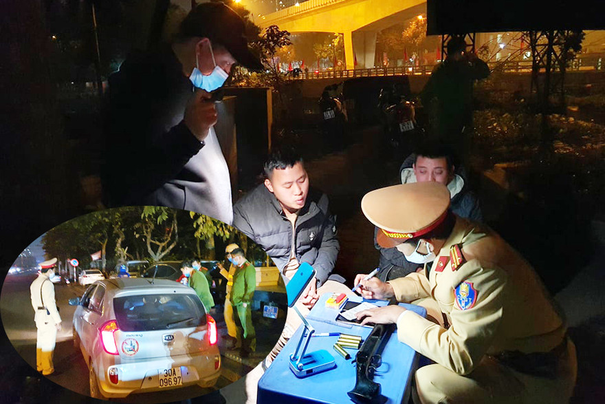 Tổ công tác lập biên bản vụ việc.