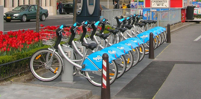 Mô hình xe đạp công cộng cũng đang được TPHCM nghiên cứu, triển khai
