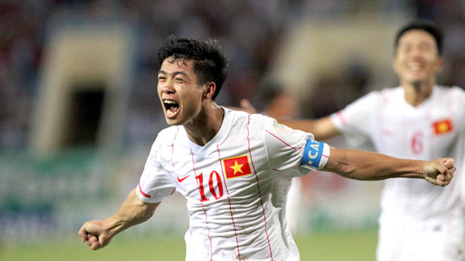 Công Phượng có tên trong danh sách VĐV tiêu biểu 2014.