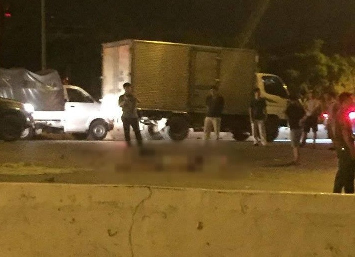 Hiện trường vụ tai nạn. Ảnh: FB