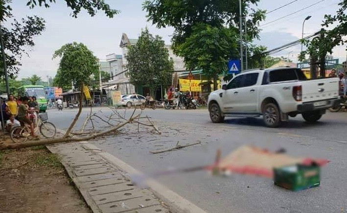 Hiện trường vụ việc thương tâm.