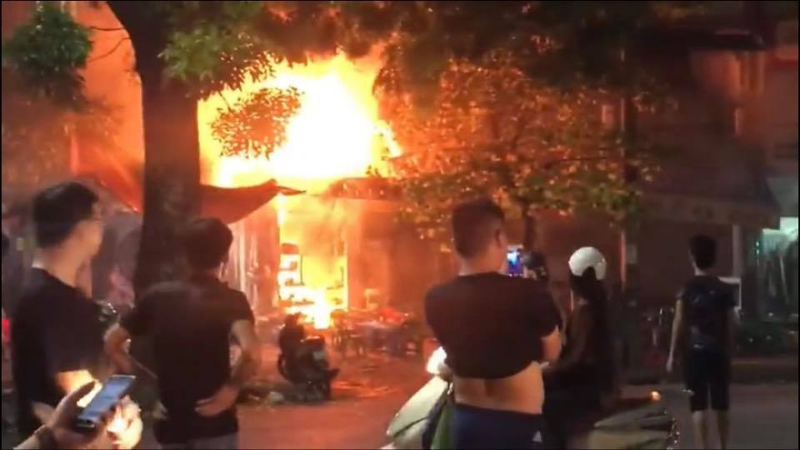 Hiện trường vụ cháy. Ảnh: FB