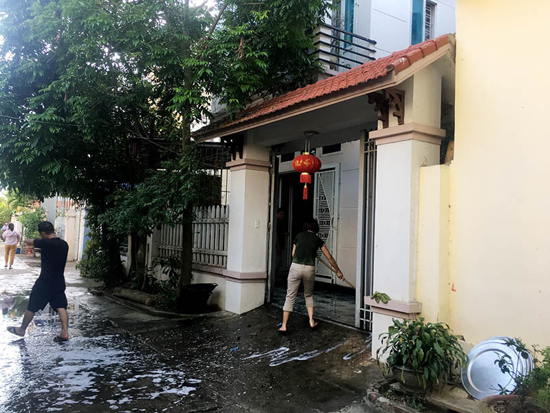 Ngôi nhà nơi xảy ra sự việc.