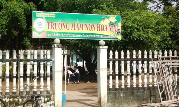 Trường mầm non Hoa Mai.