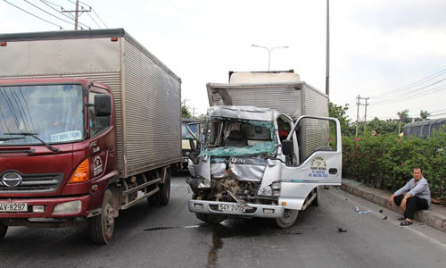 Hiện trường tai nạn.