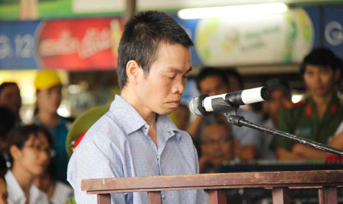 Nguyễn Xuân Trường sát hại đồng nghiệp bằng 12 nhát kéo, nay lãnh án tù. Ảnh: Tân Châu.