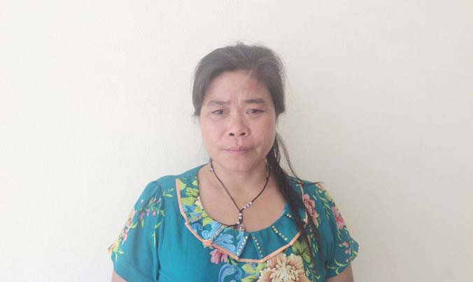 Đối tượng Huấn tại cơ quan điều tra.