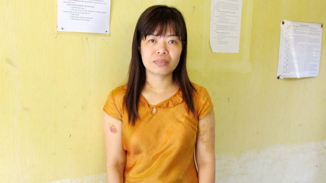 Nguyễn Thị Mai Trang tại cơ quan điều tra