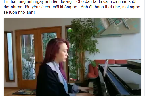 Nghẹn ngào clip Mỹ Tâm đàn, hát tiễn đưa Minh Thuận