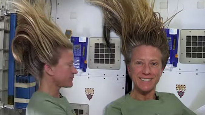 Nữ phi hành gia Karen Nyberg. Ảnh: Mirror.